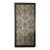 Vintage Hand Screen Damask Fabric & Wooden Screen For Sale