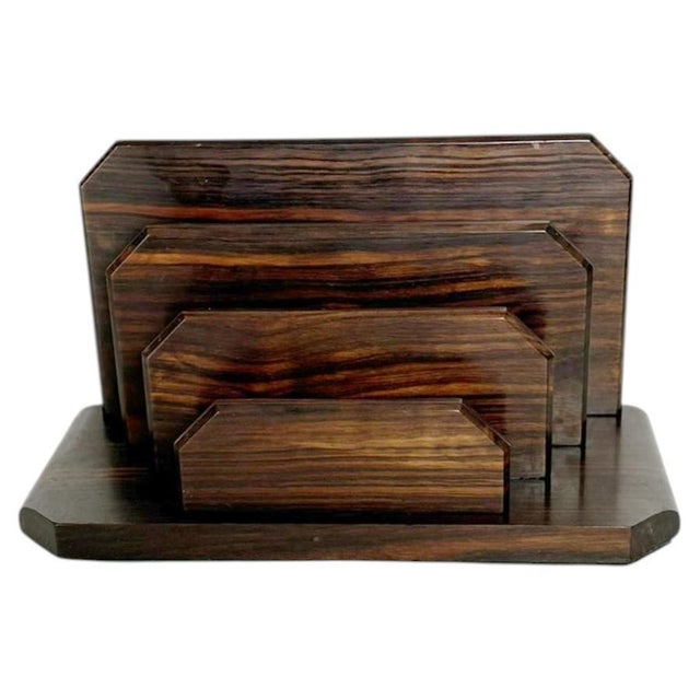Wooden Letter Holder, France, 1940s For Sale - Image 4 of 12
