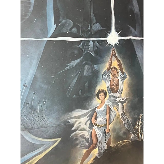 1970s Star Wars "A New Hope" 1977 Original Poster by Tom Jung, 20th Century Fox 1977 For Sale - Image 5 of 14