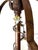 Italian Gilt Iron Five-Light Chandelier with Porcelain Flowers, 1930 For Sale - Image 11 of 18