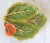 Vintage Majolica cabbage leaf and pumpkin serving platter. Made in Italy. Perfect for your fall table setting. Minor age...