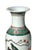 Ceramic Famille Verte Qing Dinasty Chinese Art Porcelain Vase, 1800s For Sale - Image 7 of 9
