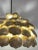 Contemporary Gold Florentine Iron Pendant Light For Sale - Image 4 of 7