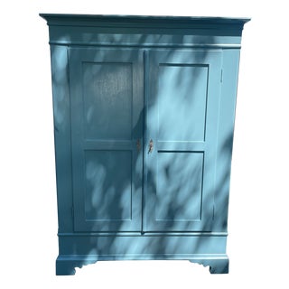 Antique Wardrobe in Oak, 1890s For Sale