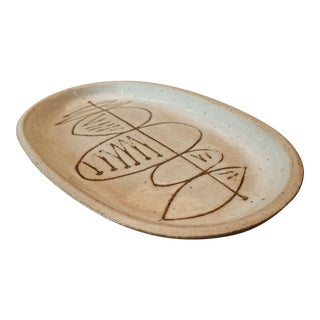 Mid Century Martz Ceramic Tray For Sale