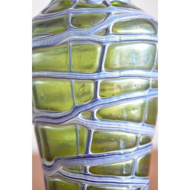 Art Nouveau Glass Vase from Palme König, Vienna, 1900s For Sale - Image 5 of 7