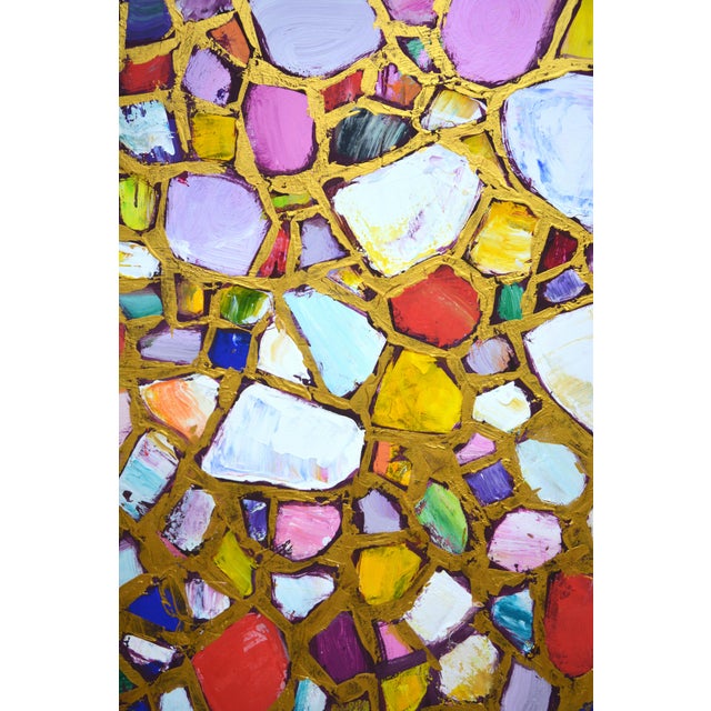 Stones in Gold 3.Original Contemporary Painting by Iryna Kastsova For Sale - Image 4 of 12