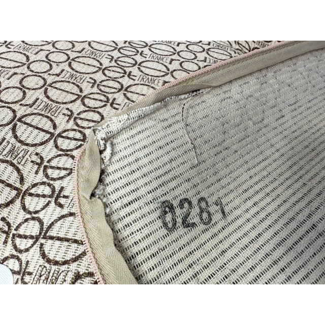 Set of Vintage Leather Kashima Seater and Ottoman by Michel Ducaroy for Ligne Roset, 1980s For Sale - Image 11 of 13