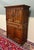 EXCEPTIONALLY CARVED Antique French Oak Gothic Sacristy Vestry Altar Wine Cabinet~~c 1930s In 18th and 19th century...
