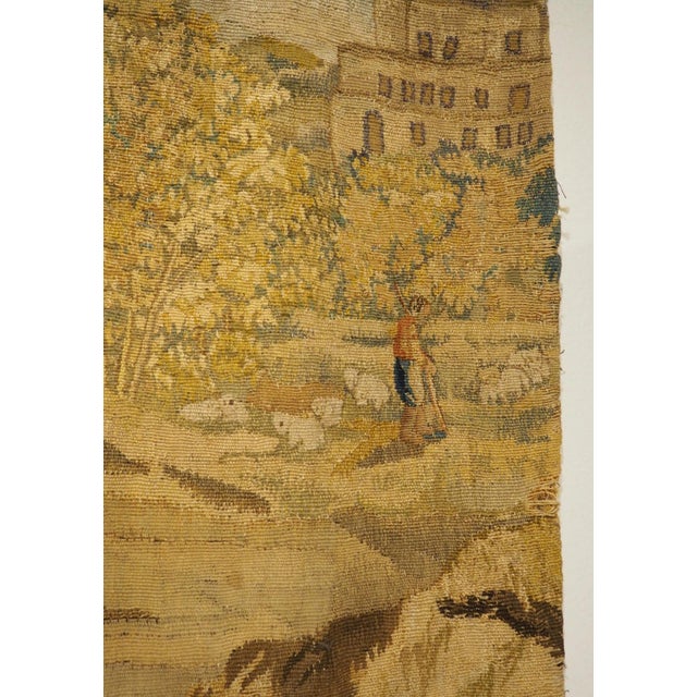 18th Century French Aubusson Park Scene Tapestry For Sale - Image 10 of 18
