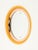 1960s Italian Oval Orange and Pink Beveled Mirror attributed to Antonio Lupi for Cristal Luxor, 1960s For Sale - Image 5 of 18