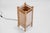 Vintage Japanese Tarogo Table Lamp in Bamboo and Linen, 1970s For Sale - Image 4 of 6
