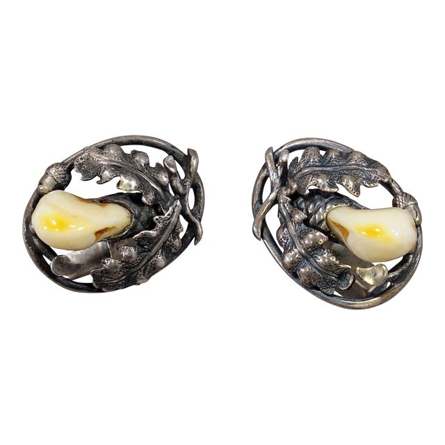 Vintage Bavarian Traditional Costume Jewelry Cufflinks For Sale