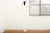 White Painted Steel Tube Floor Lamp with White Marble Base and Black Sheet Metal Shade For Sale - Image 10 of 12