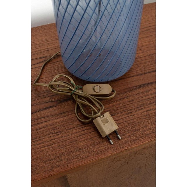 Glass Table Lamp in Murano Glass For Sale - Image 7 of 8