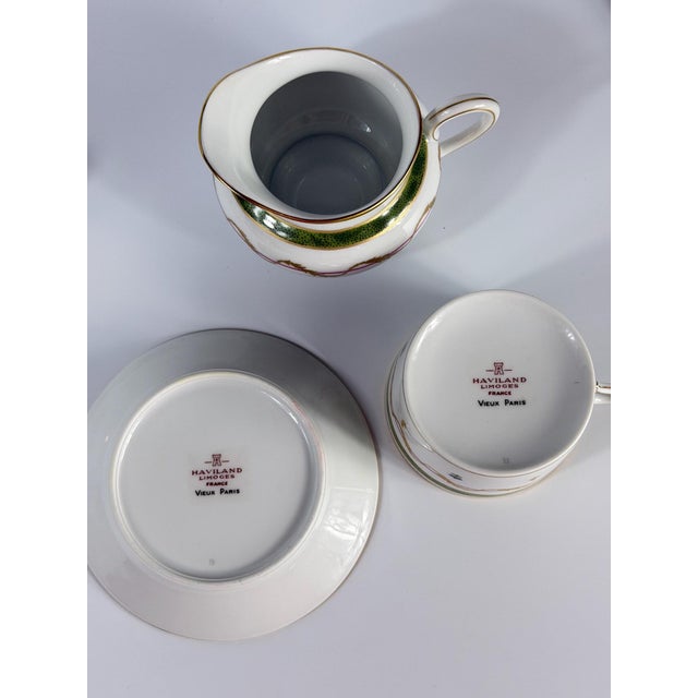 Tea Set for Six by Haviland Limoges, France, 1990s, Set of 15 For Sale - Image 17 of 18