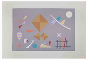 Otto Hofman, Grey Compostion, Original Screen Print, 1989
