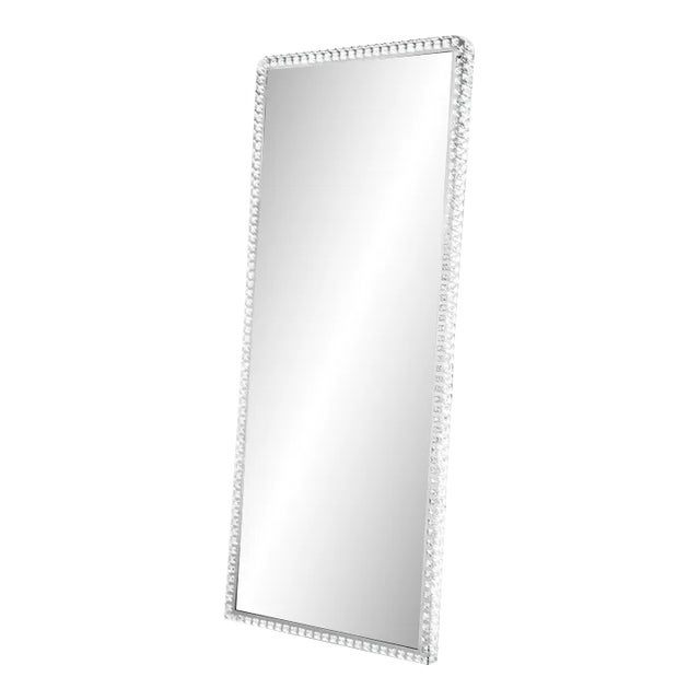 Marilyn Illuminated Leaner Floor Mirror - 71", Chrome For Sale