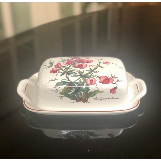 Traditional Villeroy & Boch Botanica Covered Butter Dish For Sale - Image 3 of 13