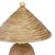 2020s Coco Natural Coconut Fiber Pointed Table Lamp For Sale - Image 5 of 7