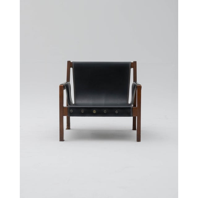 Brutalist Castilian Sofa and Lounge Chairs attributed to Paco Muñoz for Darro, 1960s, Set of 3 For Sale - Image 12 of 17