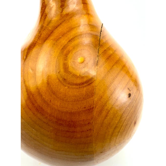 Vintage Mid Century Wood Hand Carved Wood Bird For Sale - Image 11 of 12