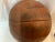Vintage 1960s Leather German Medicine Ball For Sale - Image 4 of 4