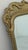 Gold Vintage Mirror in Gilded Wooden Frame, 1960s For Sale - Image 8 of 13
