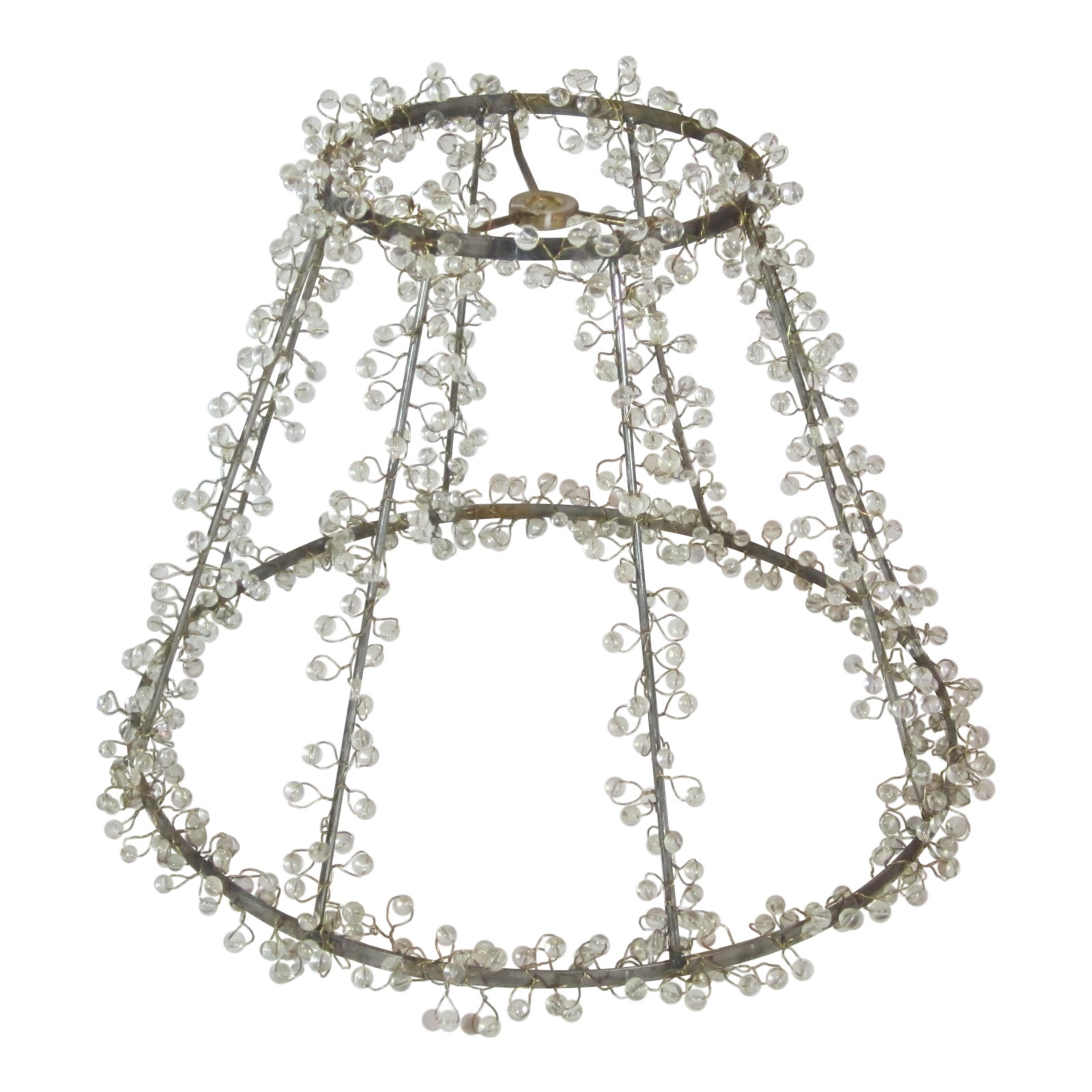 Beaded Lamp Shade Frame Chairish