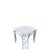 A set of four outdoor side tables by Century Furniture designed to complement loungers and seating in elegant outdoor...
