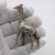 Vintage giraffe figurine, handcrafted in Italy between the 1970s and 1980s in genuine Continental Silver (800/000),...