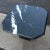 Postmodern Minimalist Pedestal End Table in Black Marble Italy For Sale - Image 9 of 13