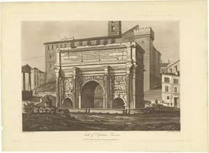 Abbot, Arch of Septimius Severus, 1820, Paper