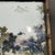 Vintage Rosewood Bamboo-Form Frame & Porcelain Landscape Tea Tray For Sale - Image 4 of 9
