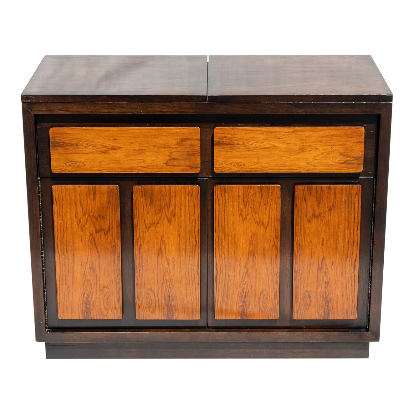 Mid 20th Century Vintage Henredon Mid Century Modern Rolling Flip