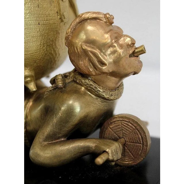 Gilded Bronze Depicting Imps Wheelbarrowing, Late 19th Century For Sale - Image 13 of 18