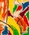 Late 20th Century Walter Gaudnek Abstract Figures Oil on Canvas For Sale - Image 5 of 7
