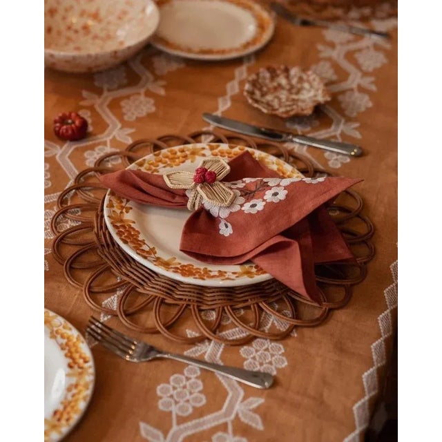 Handwoven by our artisans, the Holly Napkin Rings make the most elegant of Christmas ornaments on your table. Available as...