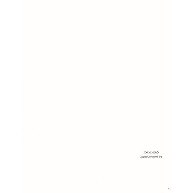 Joan Miró Joan Miró "Lithograph Vi" 1975 Lithograph For Sale - Image 4 of 7