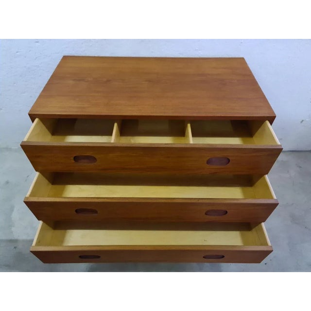 Vintage Danish Teak Chest of Drawers from Vitzé For Sale - Image 6 of 14