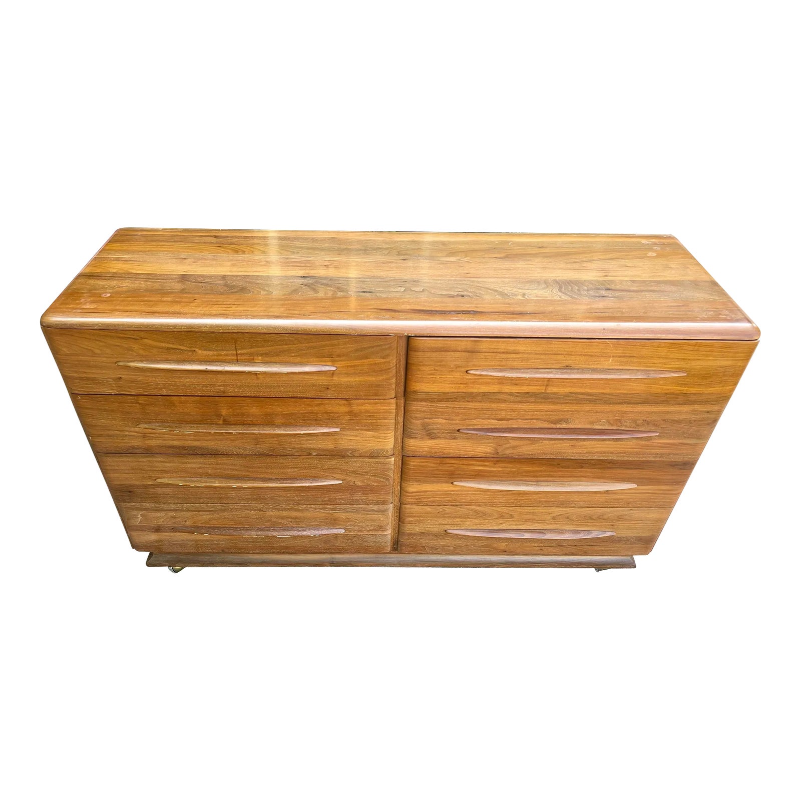1950s USA vintage チェスト 1950s Vintage Mid-Century Modern Bissman Walnut Dresser | Chairish
