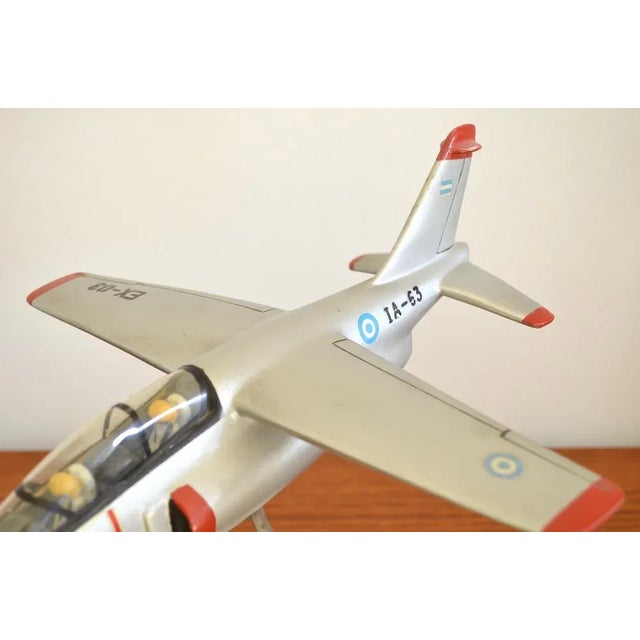 Industrial Paperweight IA-63 Pampa Airplane, 1980s For Sale - Image 3 of 9