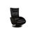 Mate Leather Armchair in Black from FSM For Sale - Image 6 of 13