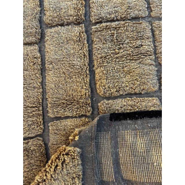 Moroccan Mrirt Rug Handmade Wool For Sale - Image 10 of 11