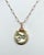 Diamond Freshwater Pearl Necklace 14k Gold Pendant Italy Certified For Sale - Image 4 of 12