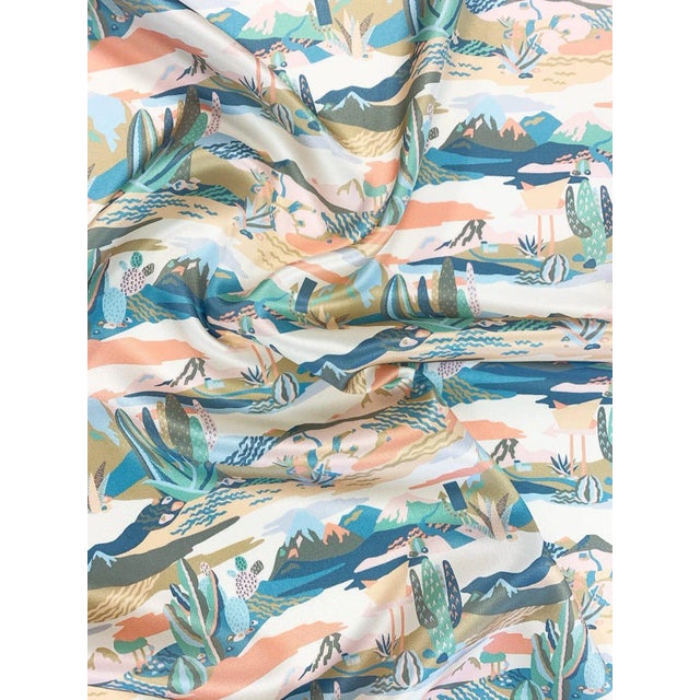 Silk Pillowcase Made With Liberty Fabric Nirvana For Sale - Image 4 of 5