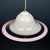 1970s Murano Glass White and Pink Pendant Lamp, Italy, 1970s For Sale - Image 5 of 14