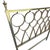 1970s Style-O-Kraft Hollywood Regency Mid-Century Brass-Tone Twin Headboards—A Pair For Sale - Image 15 of 18