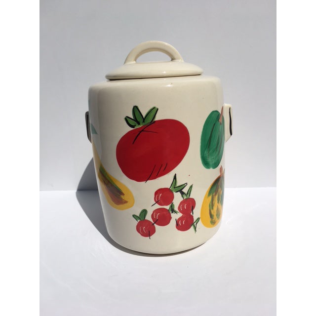Vintage McCoy Fruit & Veggie Cookie Jar 1940's Chairish