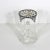 1920s Vintage Art Nouveau Glass Pitcher With Silver Overlay Bar Cocktail Pitcher Silver Rim For Sale - Image 5 of 10